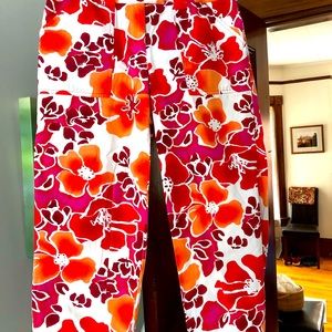 Colorful Hip Crop Pants